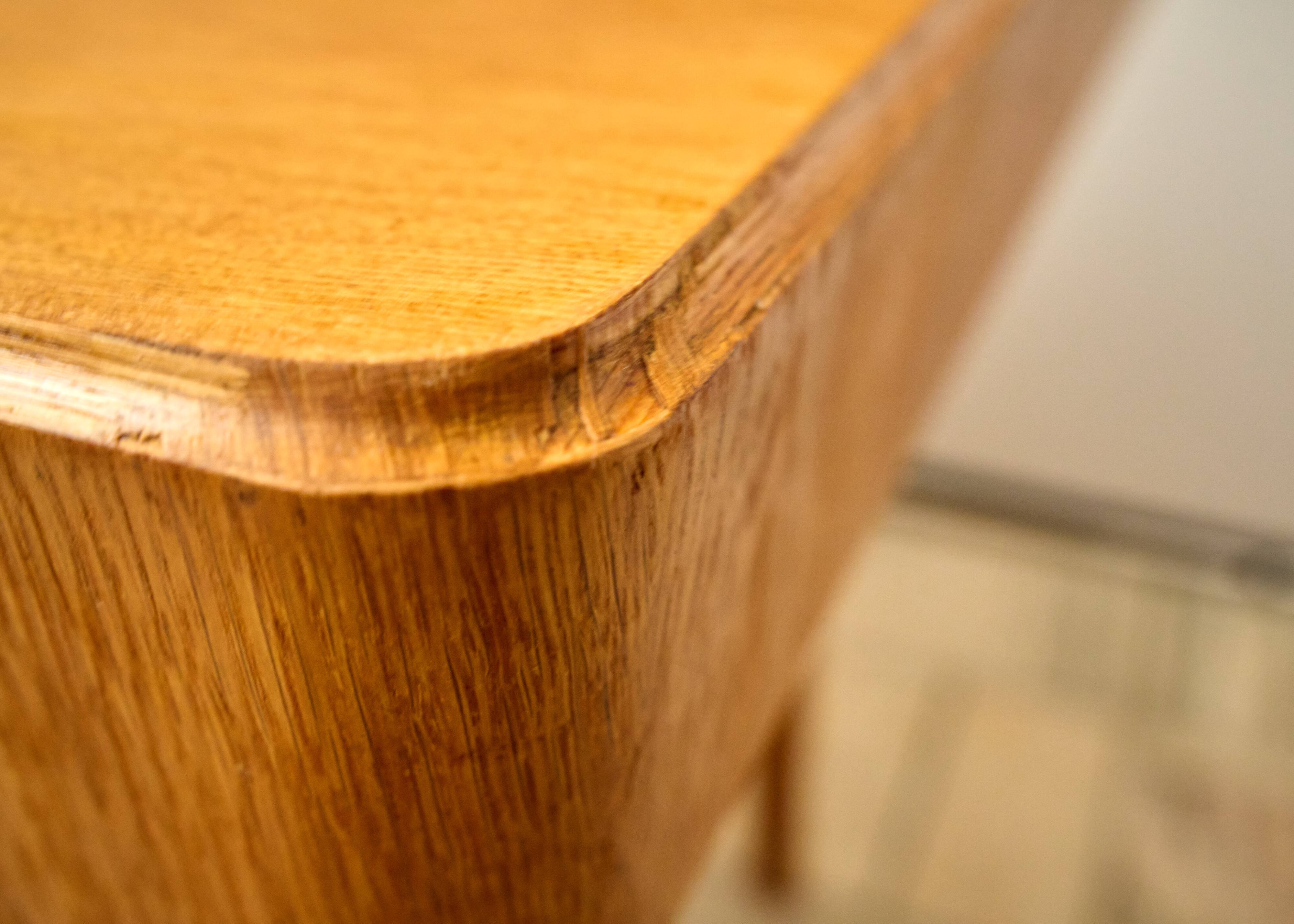 Vintage Extendable Oak Dining Table 1960s Czechoslovakia