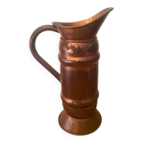 Copper jug pitcher