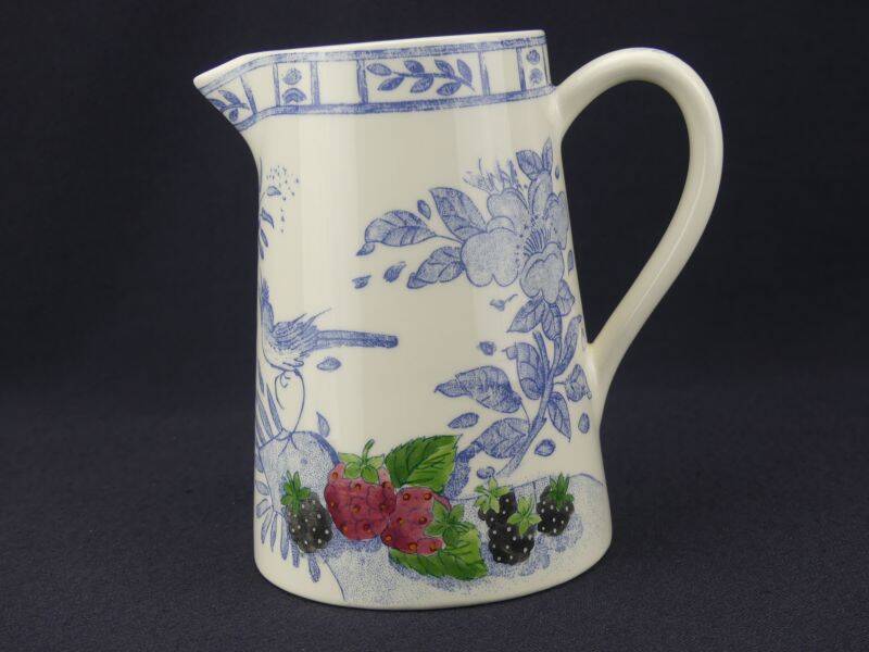 Gien, Oiseau Bleu, pichet 17 cm
