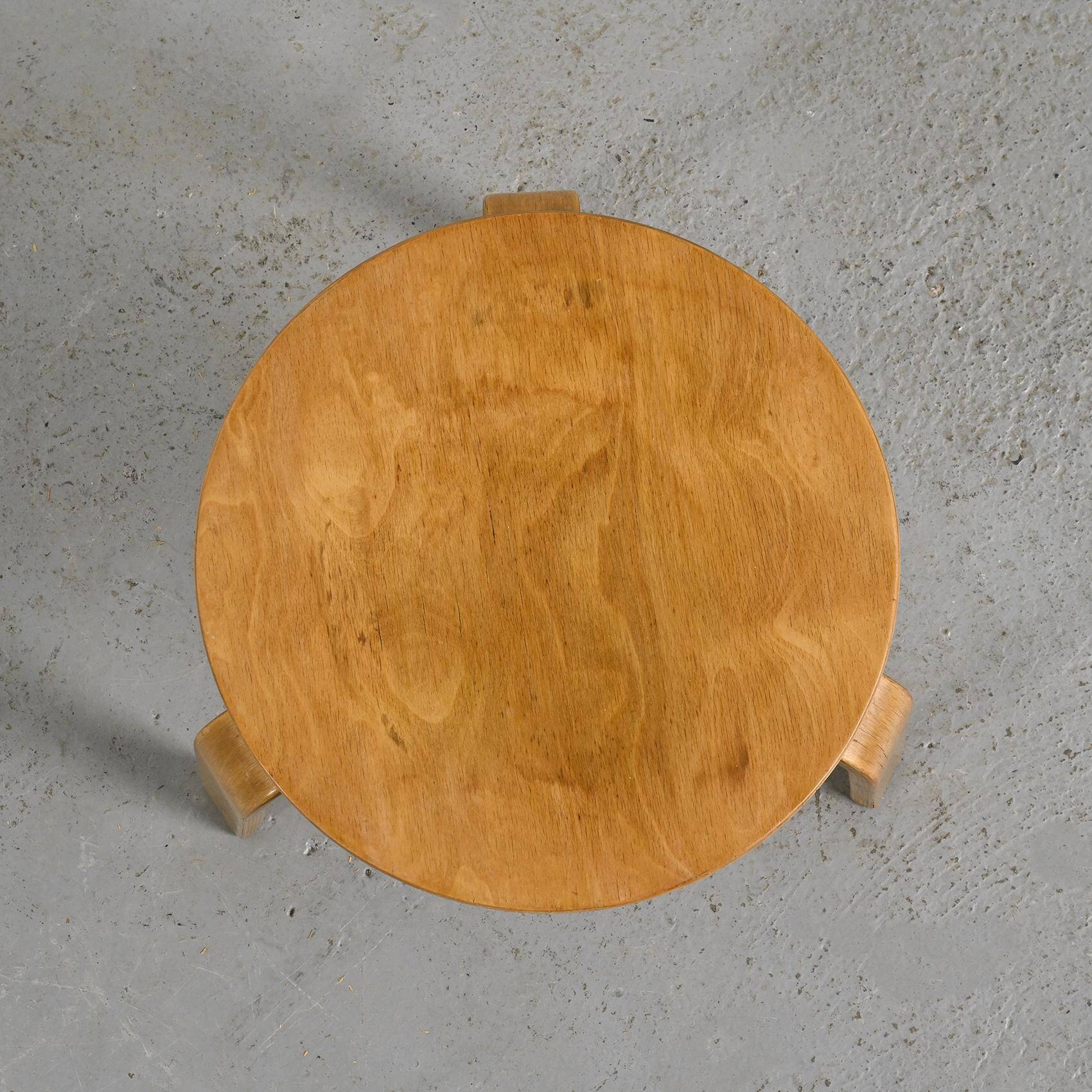 Low stool by Hans Bellmann, Horgen Glarus, Switzerland, circa 1950