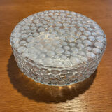 Pressed glass ceiling light, 1970