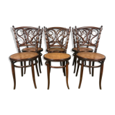 6 chaises bistrot Josias Eissler & Söhne restaurées