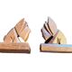 Vintage carved wooden bookends – Scottish Terrier dogs