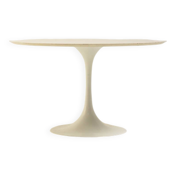 Table à manger sur pied rare par Raymond Loewy pour Doubinski Frères, DF2000 se