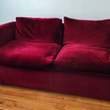 Habitat 3-seater velvet sofa bed