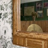Rectangular Rattan Wall Mirror