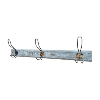 Wall coat rack patères art deco 1930 industrial french coat rack