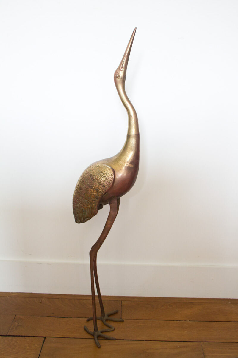 Brass heron