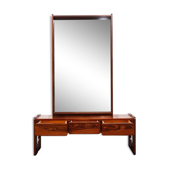 Mid-Century, Jacaranda veneered, Hall Mirror – Cabinet by Lars-Göran Nilsson for Nybrofabriken 1960s