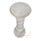 Twisted illuminating alabaster column in the antique style circa 1930
