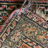 Small handwoven oriental persian hamadan rug- 46x80cm