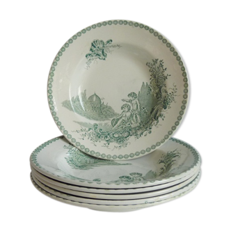 6 Trianon St Amand hollow plates