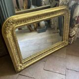 Old golden mirror