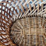 Large old wicker basket