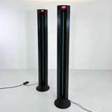 Postmodern Fluorescent Variable Intensity Floor Lamp by Egoluce, 1980
