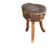 Tripod stool in solid wood