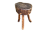 Tripod stool in solid wood