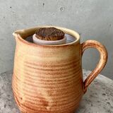 Sandstone pitcher with ice compartment