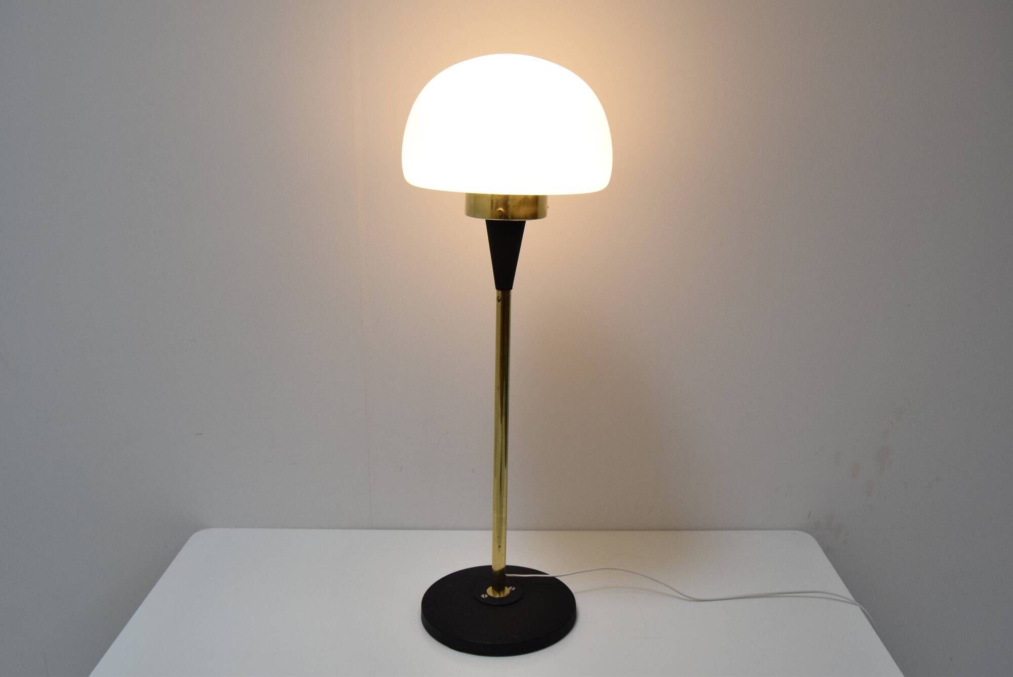 Vintage floor lamp designed by jaroslav bejvl for lidokov,1960's.
