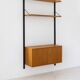 Wall shelf wood and metal