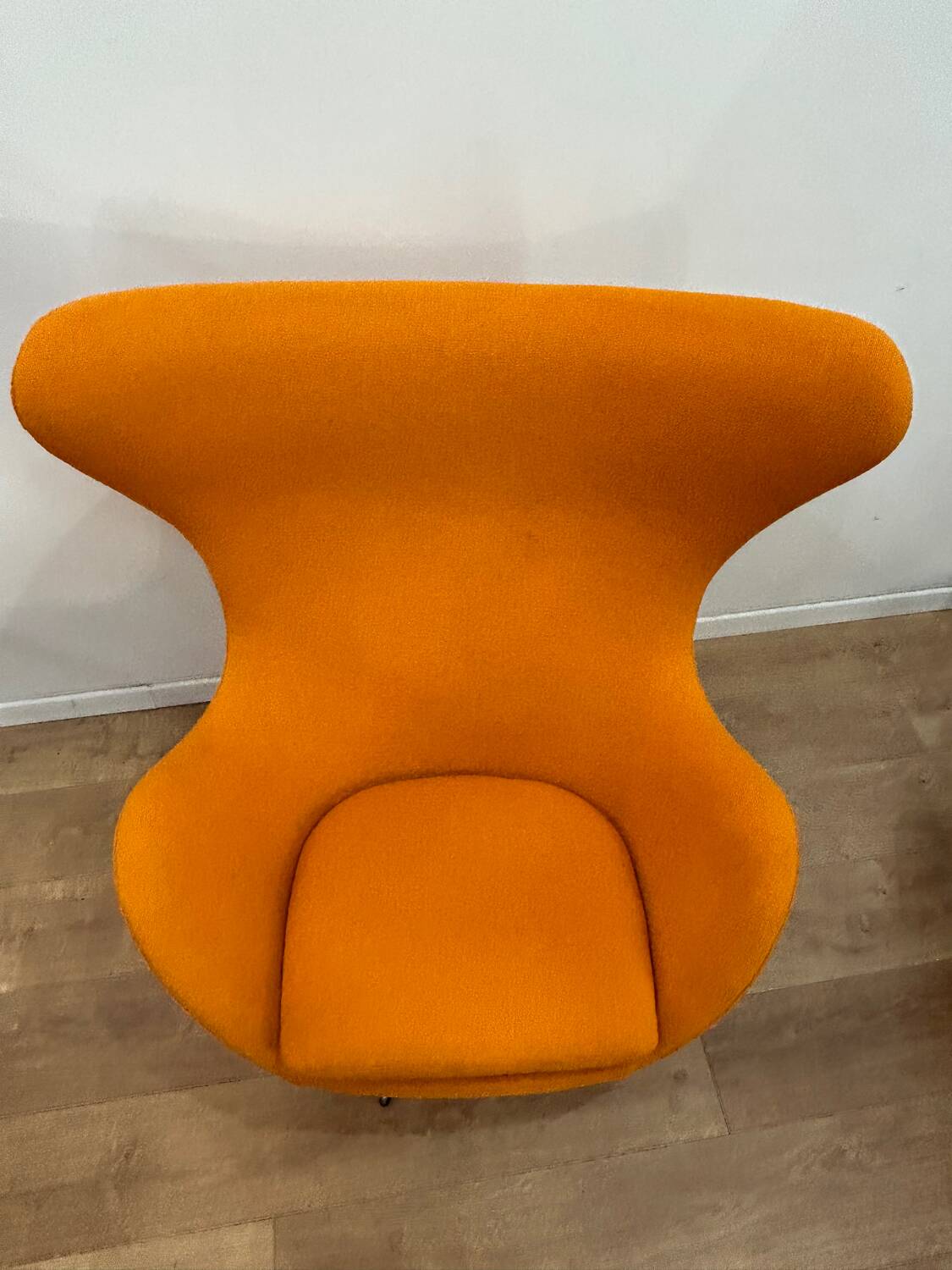 Orange Egg Chair by Arne Jacobsen