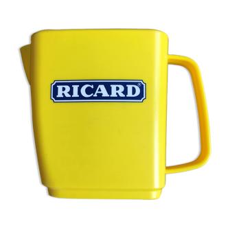 Yellow plastic pitcher from the famous Ricard brand