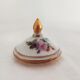 Small flower porcelain teapot, late 19th