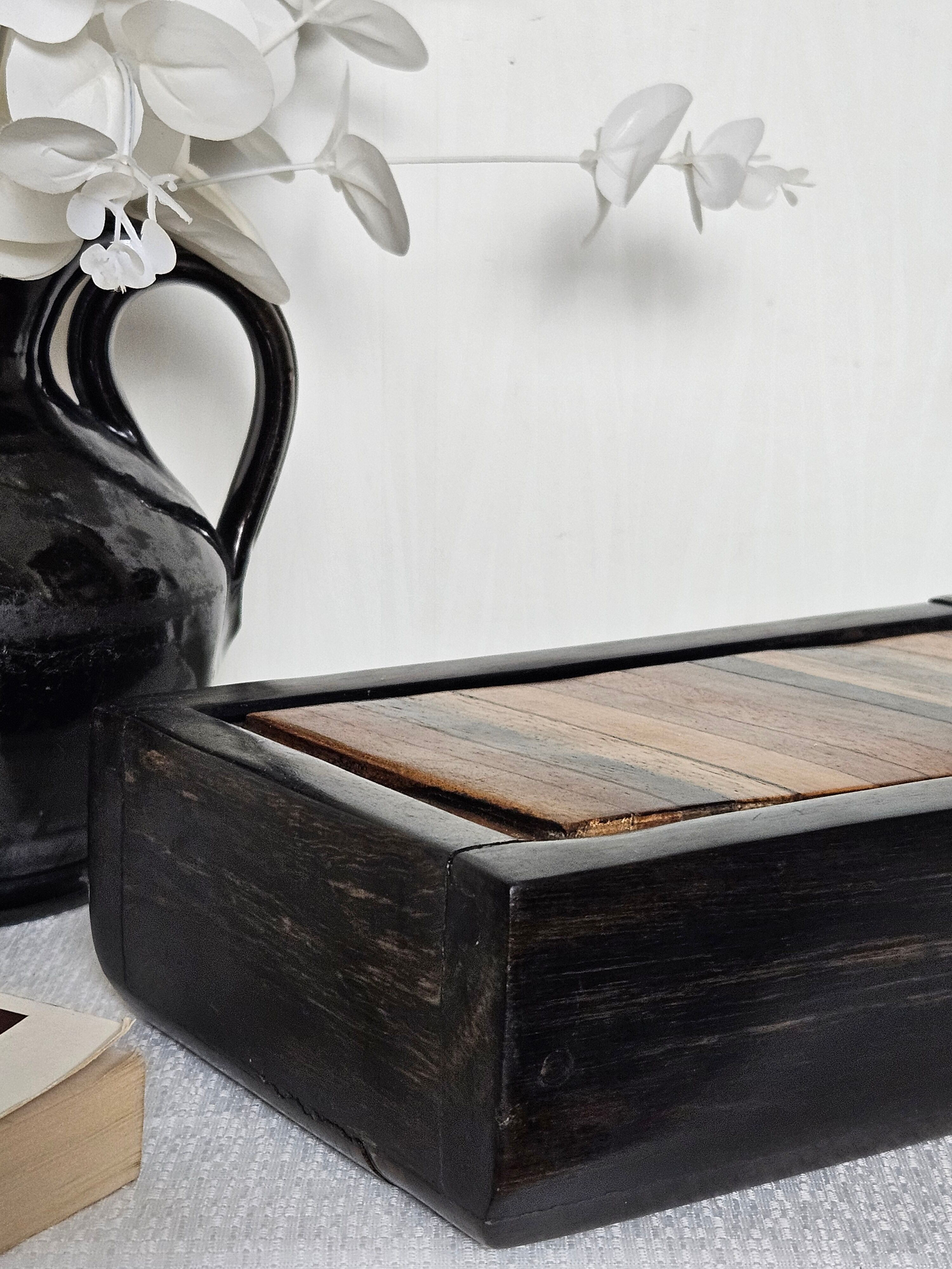 Coffret en ébène de macassar artisanal