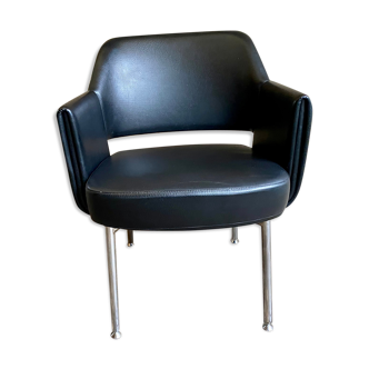 Fauteuil Deauville édition Airborne design Yves Simon années 60