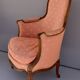 Pair of Louis XV period bergeres in walnut