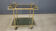 Vintage brass faux bamboo trolley, 1960s