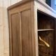Grande armoire penderie hêtre brut