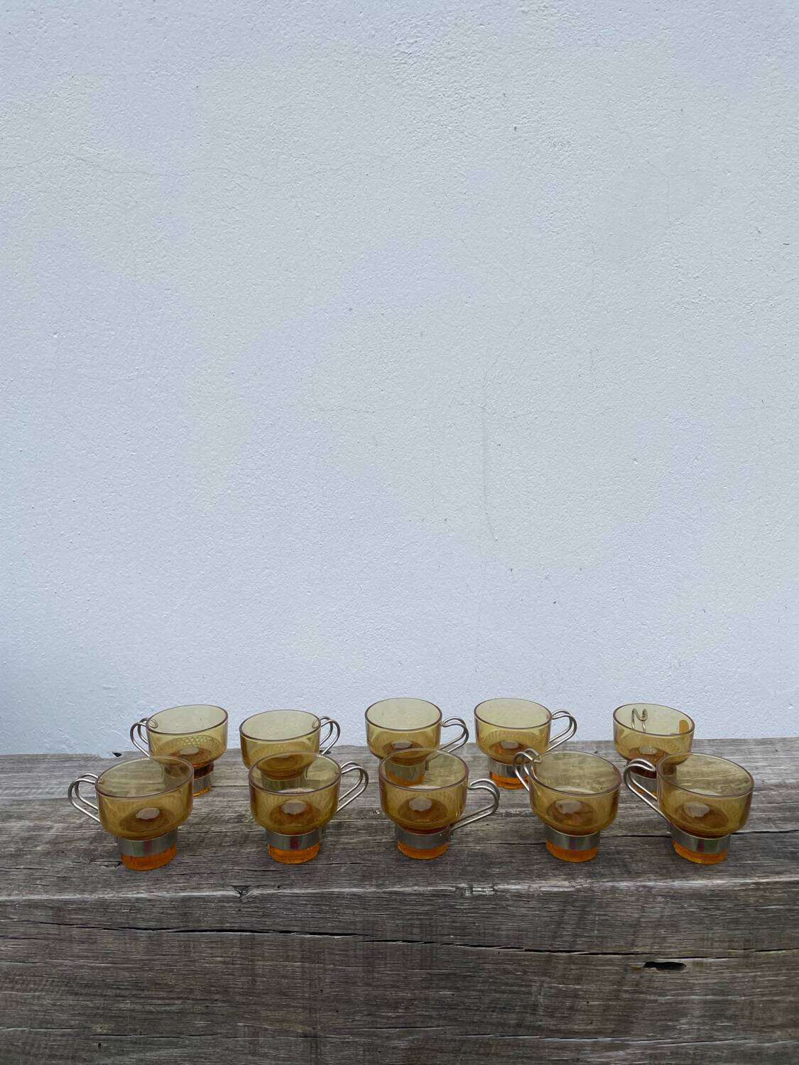 10 Italian coffee cups 1970