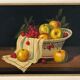 Table: Oil on canvas Still life with fruit