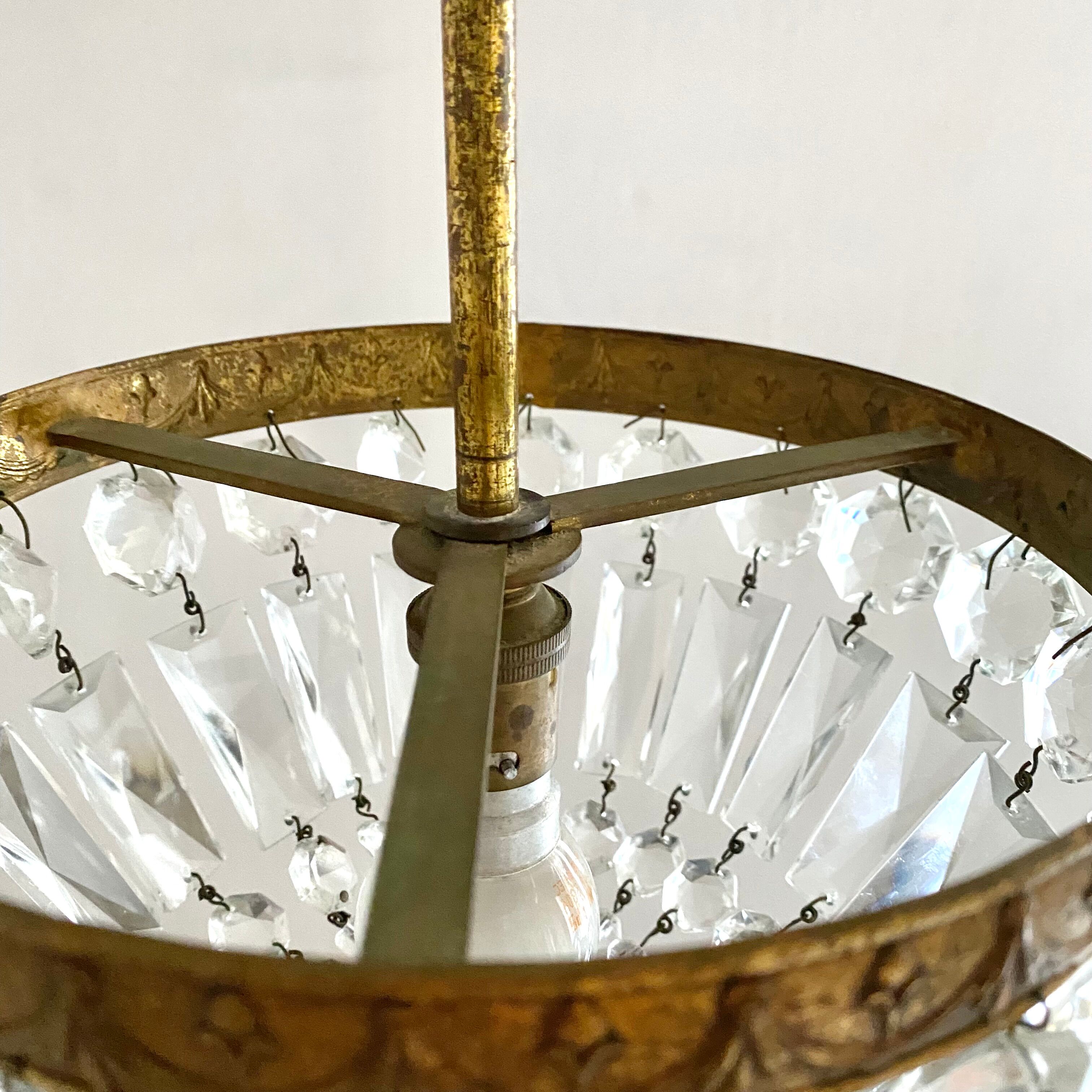 Old tassel ceiling lamp