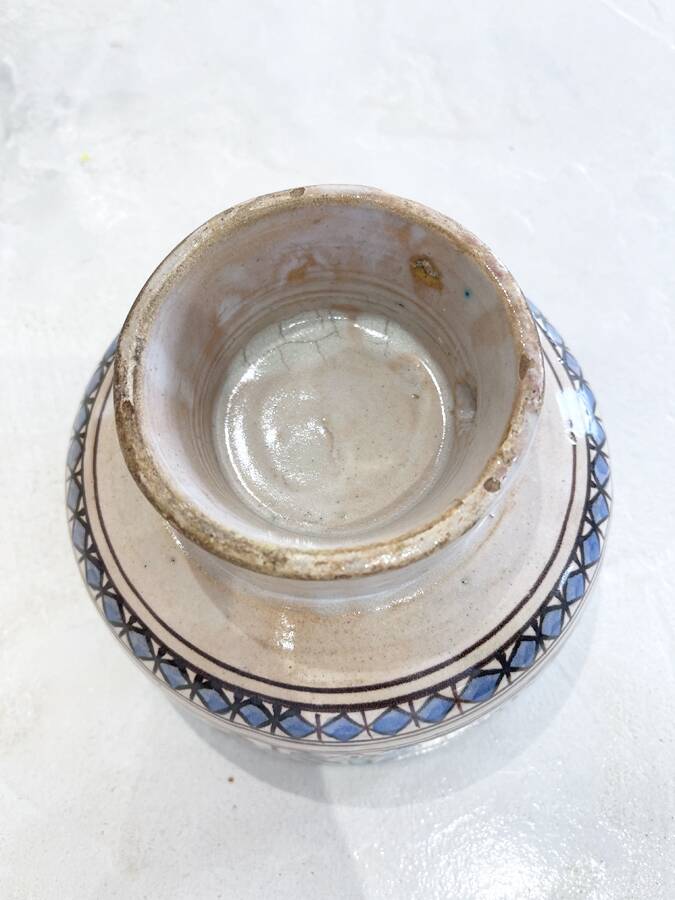 Polychrome ceramic bowl – Fès, early 20th century