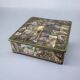 Abalone shell vanity box, alpaca & wood, Mexico, circa 1980