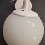 Opaline globe wall light