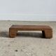 Tabouret d'appoint en teck asiatique blond
