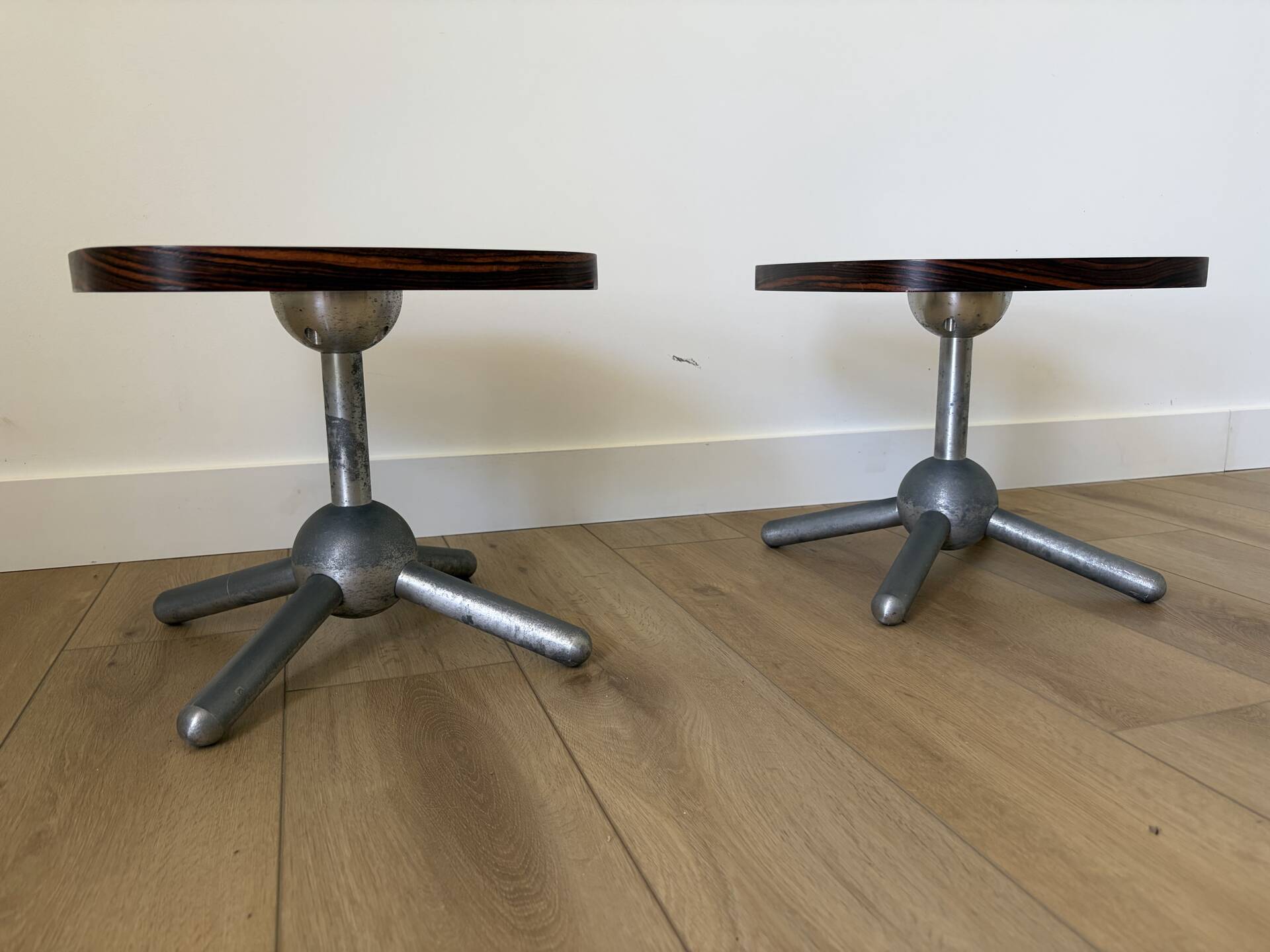Pair of side tables by Michael Sodeau