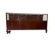 Vintage wooden shop counter/display case.
