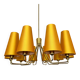 Large Brass Chandelier by Rupert Nikoll