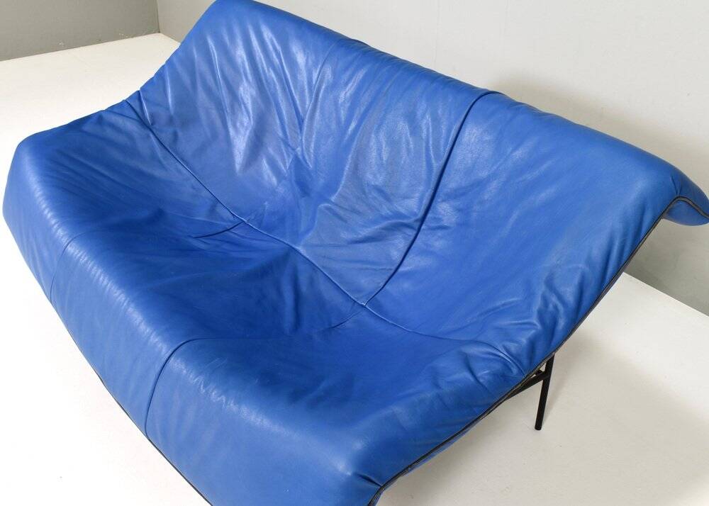 Butterfly sofa in leather by Gerard Van Den Berg for Montis, Netherlands, 1980s