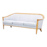 Vintage Scandinavian three-seater canapé in light blue – Bertil Fridhagen – 1960s