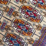 Tapis vintage Turkmen boukhara 98x162 cm