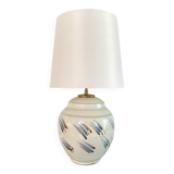 Ceramic lamp base, new fabric cable 200 cm