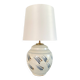 Pied de lampe céramique, câble tissu neuf 200 cm