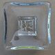 Ashtray art glass, Bertil Vallien for Kosta Boda