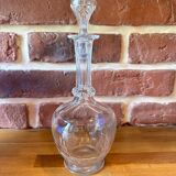Chic vintage carafe in chiseled glass