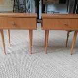 Set of 2 bedside tables year 50
